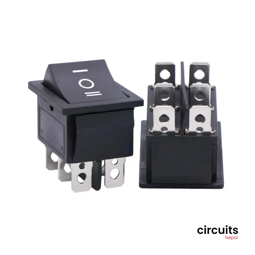 2 pcs 6 Pin DPDT Switch